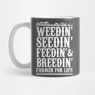 Farmer for life shirt. Farmer shit Mug